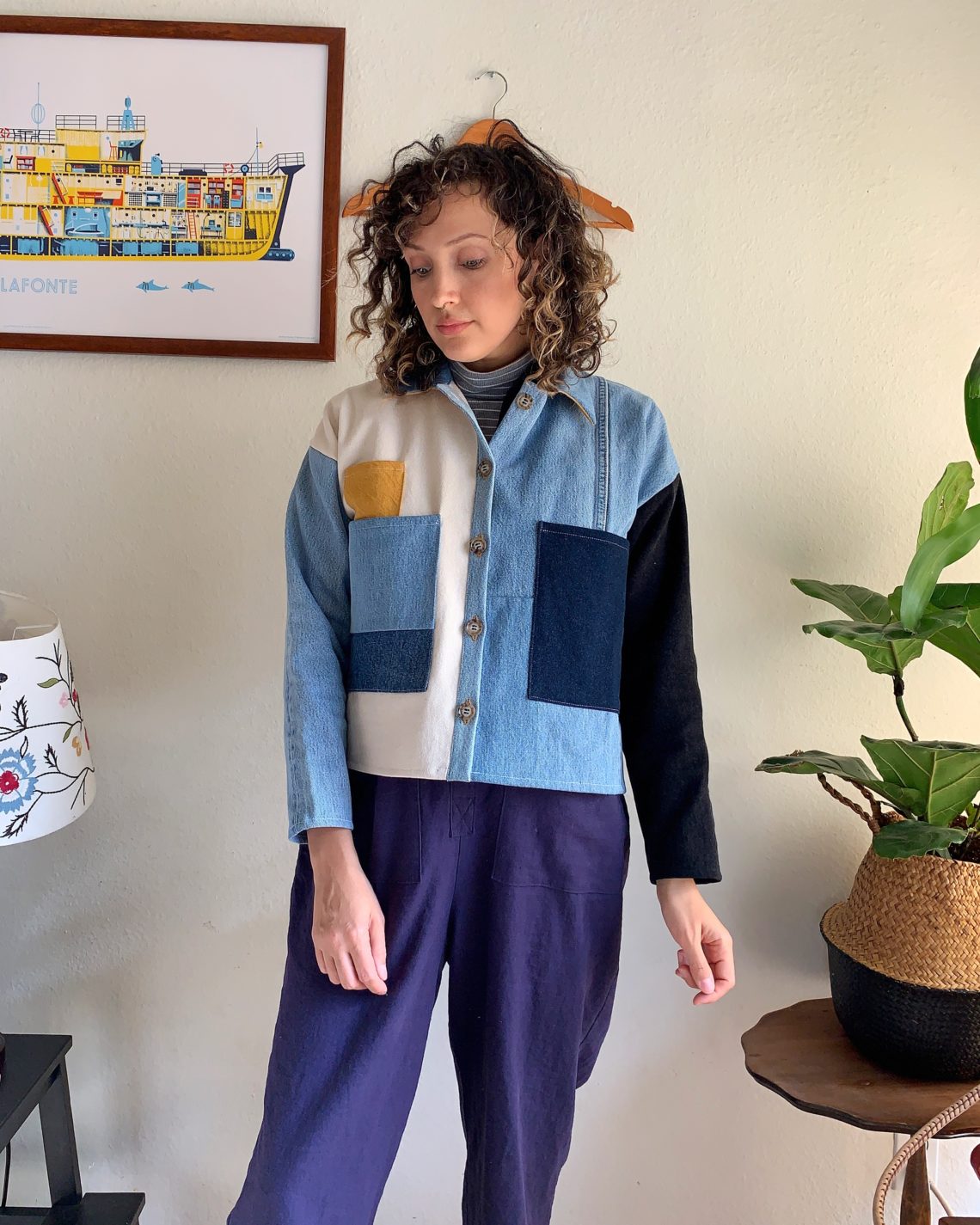 Patchwork Denim Jacket